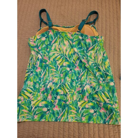 Kim Gravel Size 20 Paradise Preppy Blouson Tankini & Skirted Bottom A629536 NWOT - Picture 7 of 16